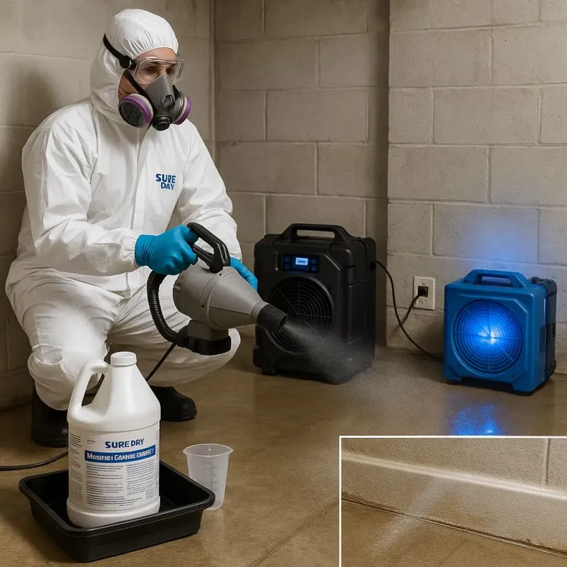 Sanitization and Odor Removal process in Islip, NY